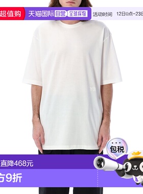 1h可退 香港直邮Y-3 男士 宽松款短袖T恤 JM7817W white白色 舒适