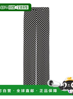 香港直邮Saint Laurent 圆点印花休闲裤 744389Y6G76阔腿裤喇叭裤