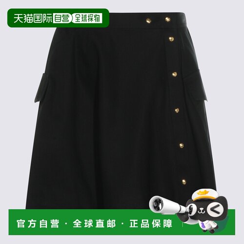 香港直邮CELINE 女士半身裙 RJ09N539W38NO CO 黑色支付后1h可退