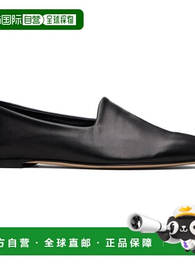 香港直邮aeyde 女士 黑色 Vanna Almond-Toe 乐福鞋 A11FL0625001