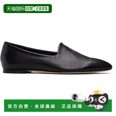 香港直邮aeyde 女士 黑色 Vanna Almond-Toe 乐福鞋 A11FL0625001