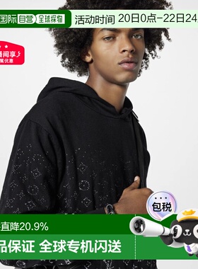 自营1h可退 欧洲直邮LV路易威登 男士黑色黄铜/帆布手链时尚高级