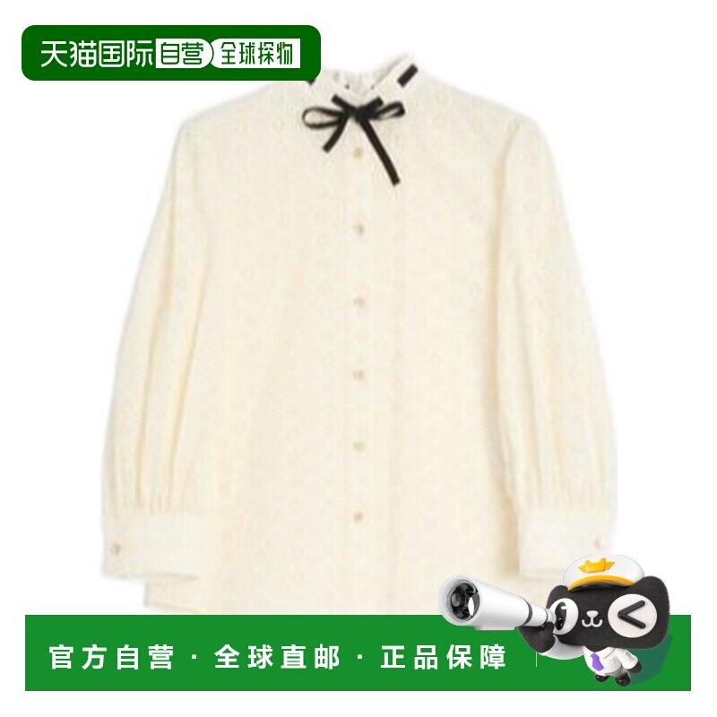 1h可退 香港直邮VALENTINO 女士衬衫 BAB7P39EUA03 AW2025 白色