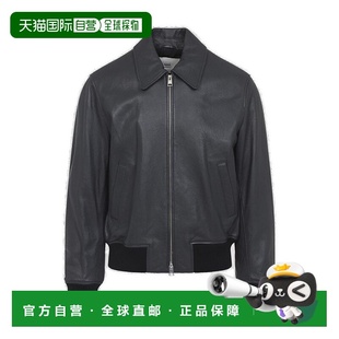 香港直邮Ami 拉鍊皮夾克 Paris AMI HJK850LH0 男士 1h可退