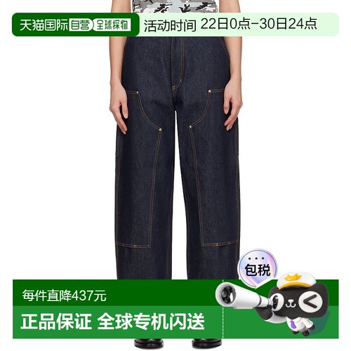 1h可退 香港直邮CARHARTT WIP 女士 蓝色 Brandon Double Knee 牛