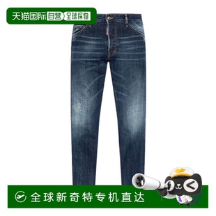 腰带环牛仔裤 1小时内可退 男士 香港直邮Dsquared2 S71LB 二次方