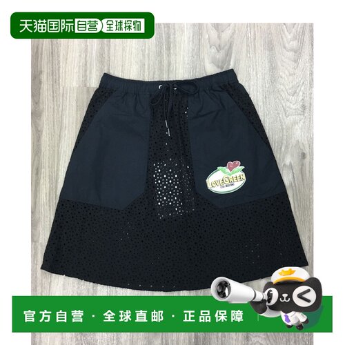 香港直邮MOSCHINO 女士半身裙 GE1701T9727C74 SS2020 黑色 徽标