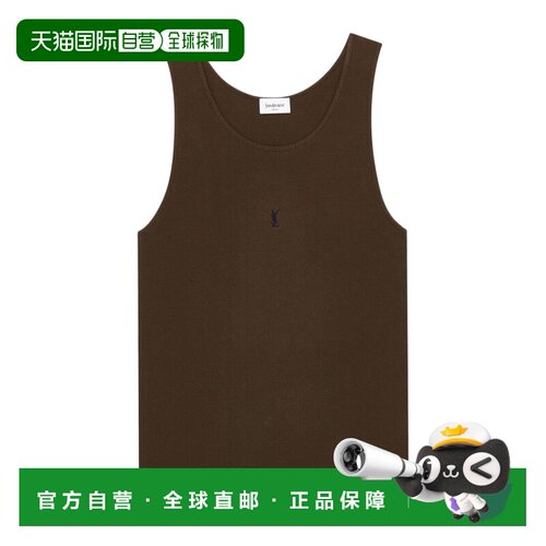 Saint Laurent CASSANDRE 罗纹背心 818532Y37EC吊带