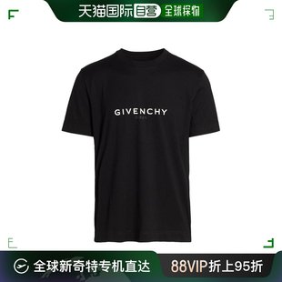 GIVENCHY翻转LOGO修身 香港直邮Givenchy 男士 BM71653 纪梵希 T恤