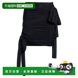 black黑色 香港直邮Blumarine 迷你半身裙 女士 舒适时 蓝色情人