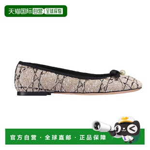 百搭日常通勤休闲轻便 KCB900CTG时尚 香港直邮Dior 徽标平底鞋