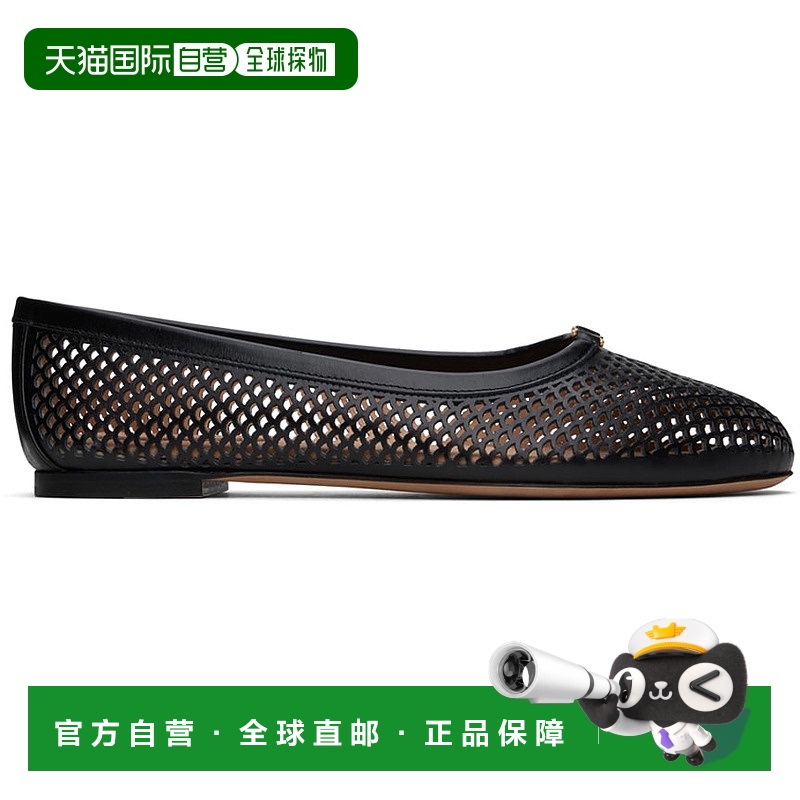 1h可退 香港直邮Chloe 蔻依 女士 黑色 Marcie 芭蕾鞋 CHC24U973K