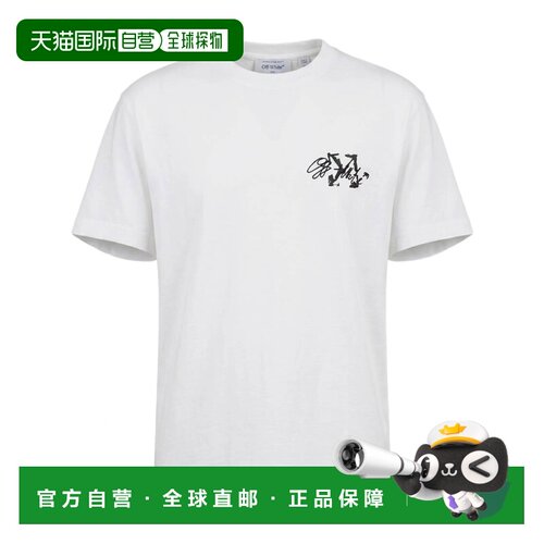 香港直邮OFF-WHITE 男士T恤 44MAA120F26J00J100W【付后1h可退】