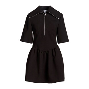 女士 甘尼 香港直邮GANNI 舒适时 连衣裙 black黑色 Party 1h可退