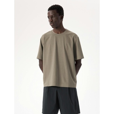 自营欧洲直邮Arcteryx始祖鸟 Metron男士浅卡其色圆领T恤