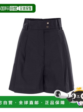 1h可退 香港直邮Herno 女士 弹力棉质百慕大短裤 PT000035D9200