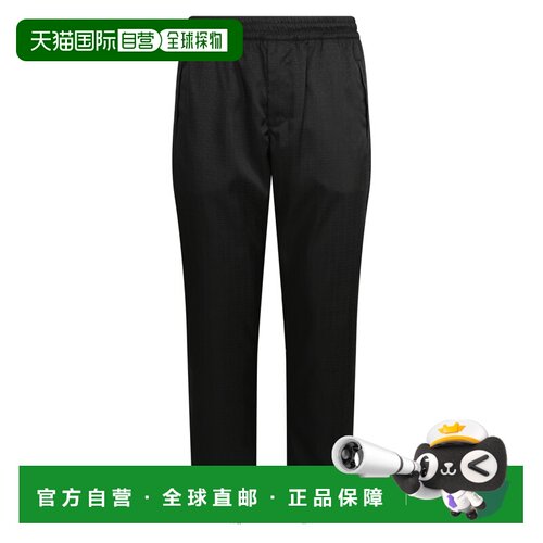 香港直邮GIVENCHY 女士休闲裤 BW50R513PK001 AW2021 黑色 Track