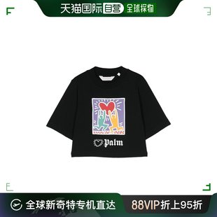 Angels 棕榈天使 女童 PGAA004S24 香港直邮Palm 圆领短袖 T恤童装