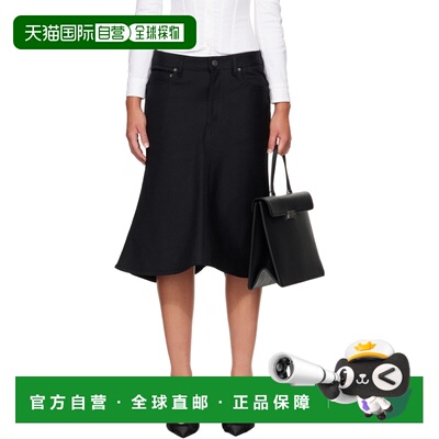 1h可退 香港直邮Balenciaga巴黎世家女士中长裙半身裙a字裙