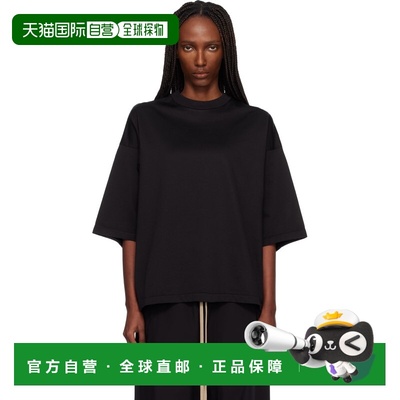 1h可退 香港直邮essentials fear of god 女士 黑色 Relaxed T 恤