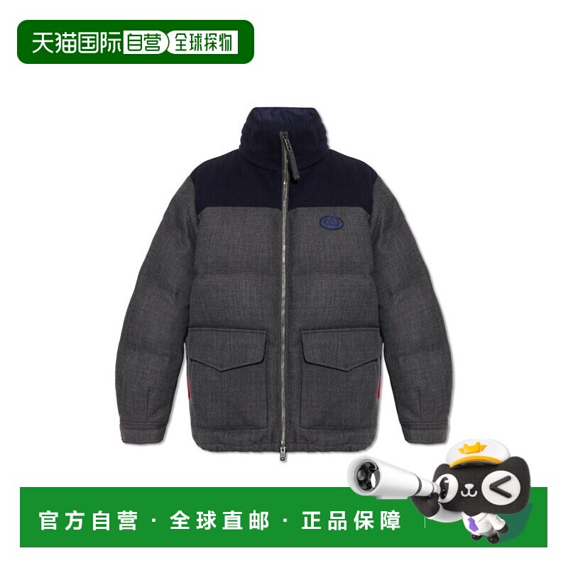 1h可退 香港直邮Gucci 古驰 男士 双向拉链羊毛羽绒服 770791Z8BN