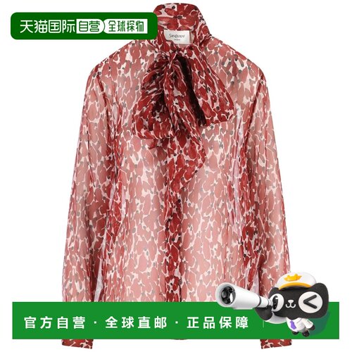 1h可退 欧洲直邮SAINT LAURENT 女士衬衫 842861Y4J359477 AW2025