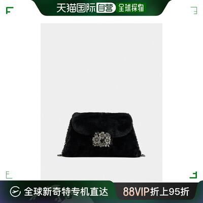 欧洲直邮rogervivier（罗杰 维维亚）女士人造毛皮制品,水晶扣单/