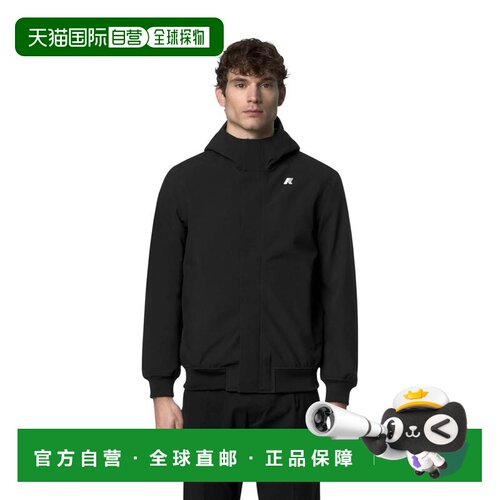1h可退 欧洲直邮K-WAY 男士夹克 K3135KWA3C AW2026 黑色 Joachim