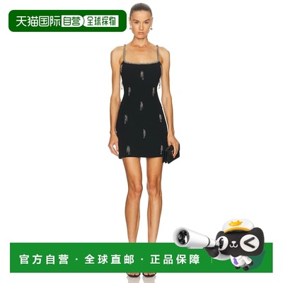 1h可退 香港直邮Simkhai 女士 Amy 迷你连衣裙 6251201C black黑