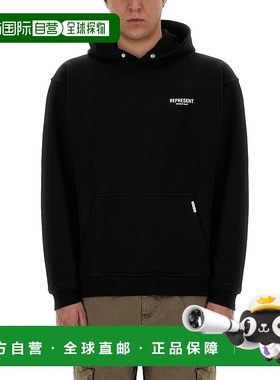 香港直邮Represent 男士 连帽衫 OCM41113001 black黑色 舒适时尚