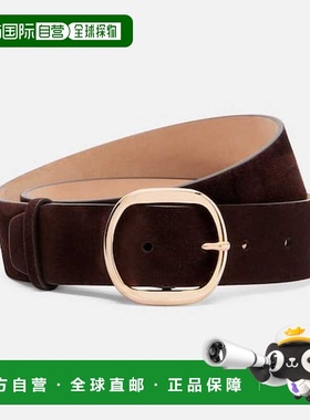 1h可退 香港直邮Gabriela Hearst 女士 Elster 绒面革皮带腰带