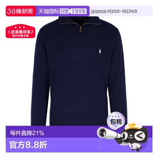 1h可退 香港直邮Polo Ralph Lauren 半拉链套头衫 710974167毛衣