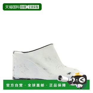 香港直邮Mm6 Maison Margiela 马丁 马吉拉 MM6 女士 坡跟穆勒鞋