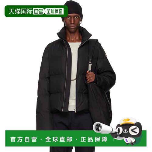 1h可退 香港直邮rick owens 瑞克 欧文斯 男士 Moncler + 黑色 Cy