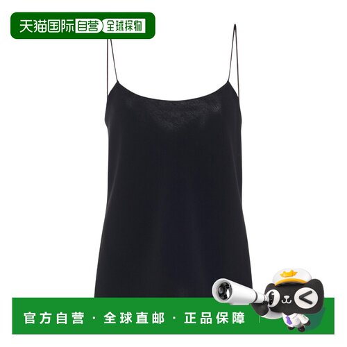 香港直邮THE ROW 女士背心吊带 W151W1968BLK AW2025 黑色 弧形领