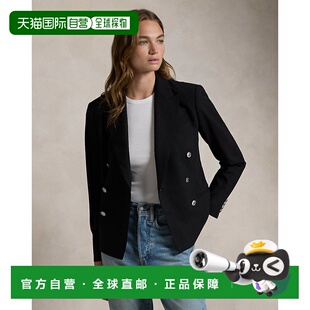 自营欧洲直邮RalphLauren拉夫劳伦 Polo弹力羊毛双排扣西装外套