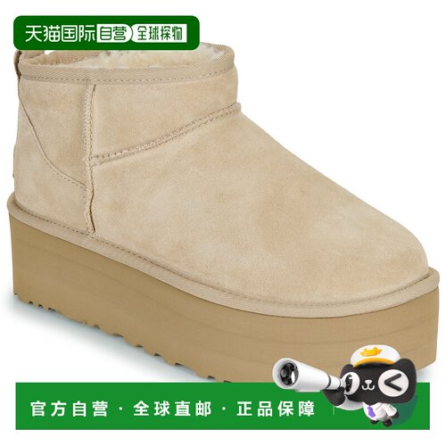 欧洲直邮UGG  女鞋 春夏2025 靴子 W CLASSIC ULTRA MINI PLATFOR