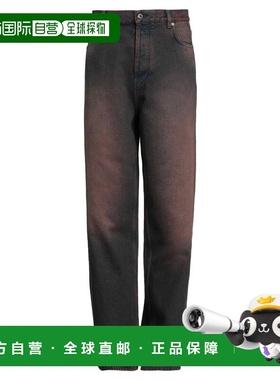 1h可退 香港直邮off-white 男士 牛仔长裤 blue蓝色 舒适时尚