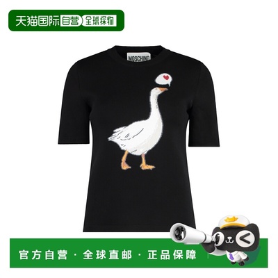 1h可退 香港直邮Moschino 莫斯奇诺 女士 短袖毛衣 091905021555