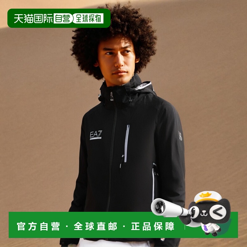 香港直邮EA7 Emporio Armani 徽标细节休闲夹克 6XPG10PN45Z