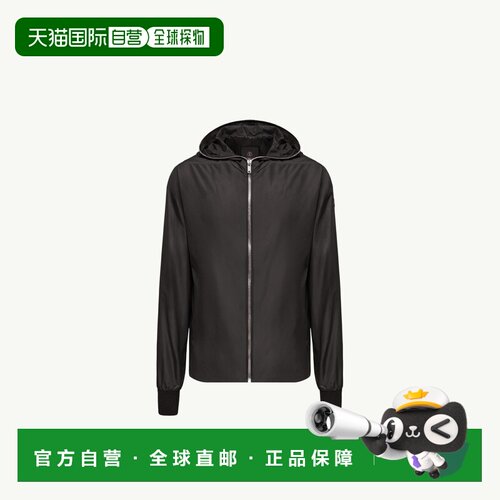 自营欧洲直邮MONCLER盟可睐 Ziplock男女同款黑色聚酯纤维夹克