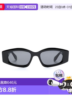 1h可退 香港直邮alaia 女士 Alaia 黑色太阳眼镜 AA0079S001