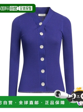 香港直邮Sandro 女士 针织开衫 purple紫色 舒适时尚针织衫