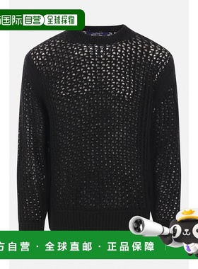 1h可退 香港直邮Junya Watanabe 渡边淳弥 男士 黑色毛线衫 WNN02