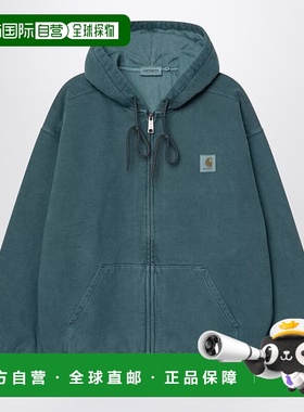 1h可退 香港直邮CARHARTT WIP 男士 Vista Deep 连帽湖蓝色夹克 I