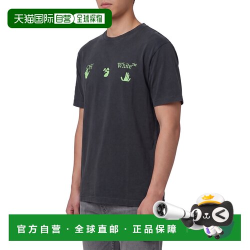 香港直邮off-white 男士 Bacco Skate 箭号T恤 OMAA120F26JER0190
