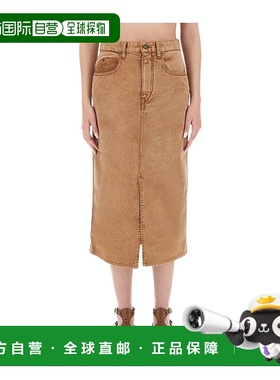 香港直邮Isabel Marant 腰带环半身裙 JU0045FBB1H07I