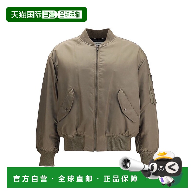 1h可退 香港直邮Saint Laurent 圣罗兰 男士 拉鍊飛行員夾克 8387