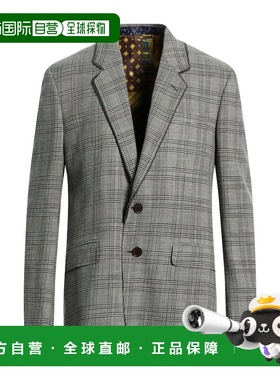 香港直邮Etro 艾特罗 男士 西装外套 grey灰色 舒适时尚