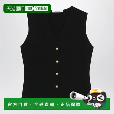 香港直邮MAX MARA 女士马甲 MXMGOLAWO006 AW2026 黑色 Black ves